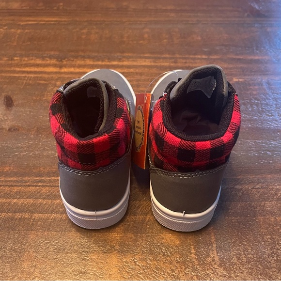 Oliver Charcoal Plaid boot 9c - Picture 3 of 5